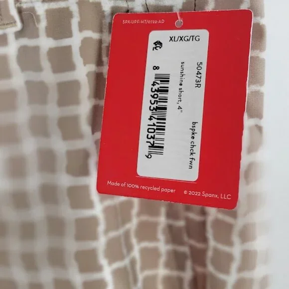 SPANX sunshine short 4'' Sz XL NEW - Picture 4 of 6